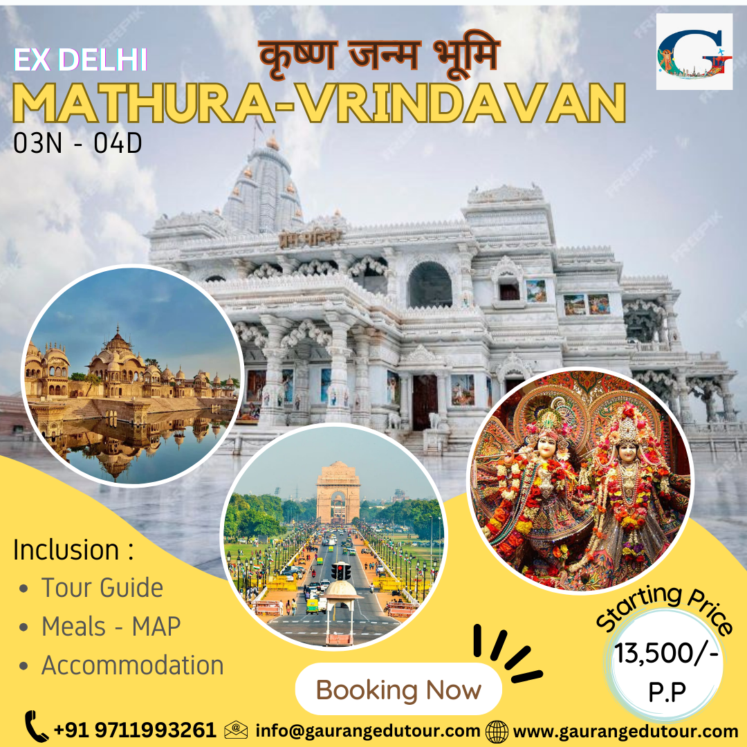Delhi - Agra, Mathura, Vrindavan Tour